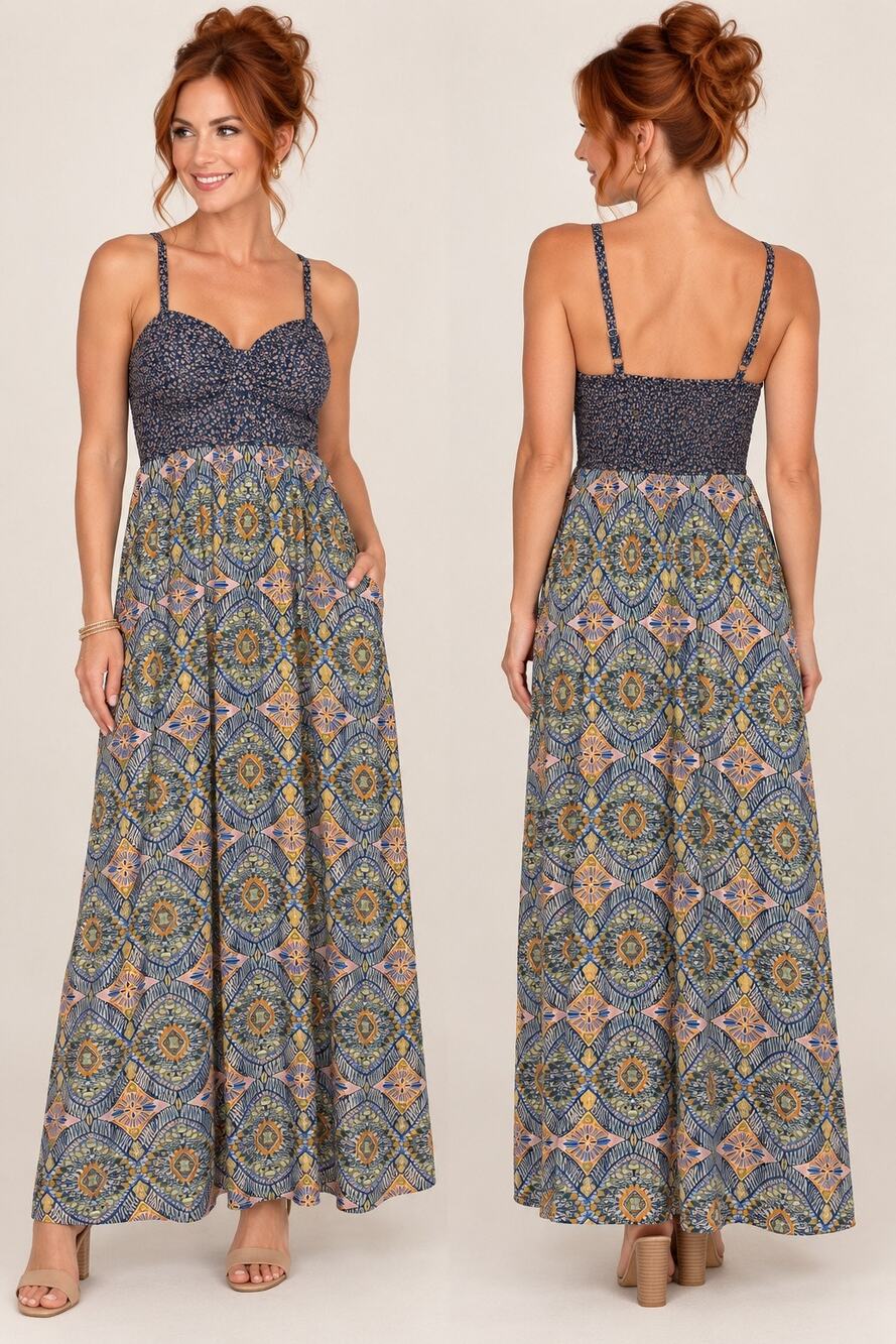 Current Air Los Angeles Maxi Dress - Size Small